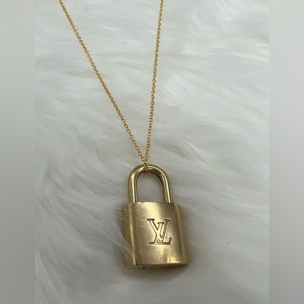 Louis Vuitton Lock Necklace 317